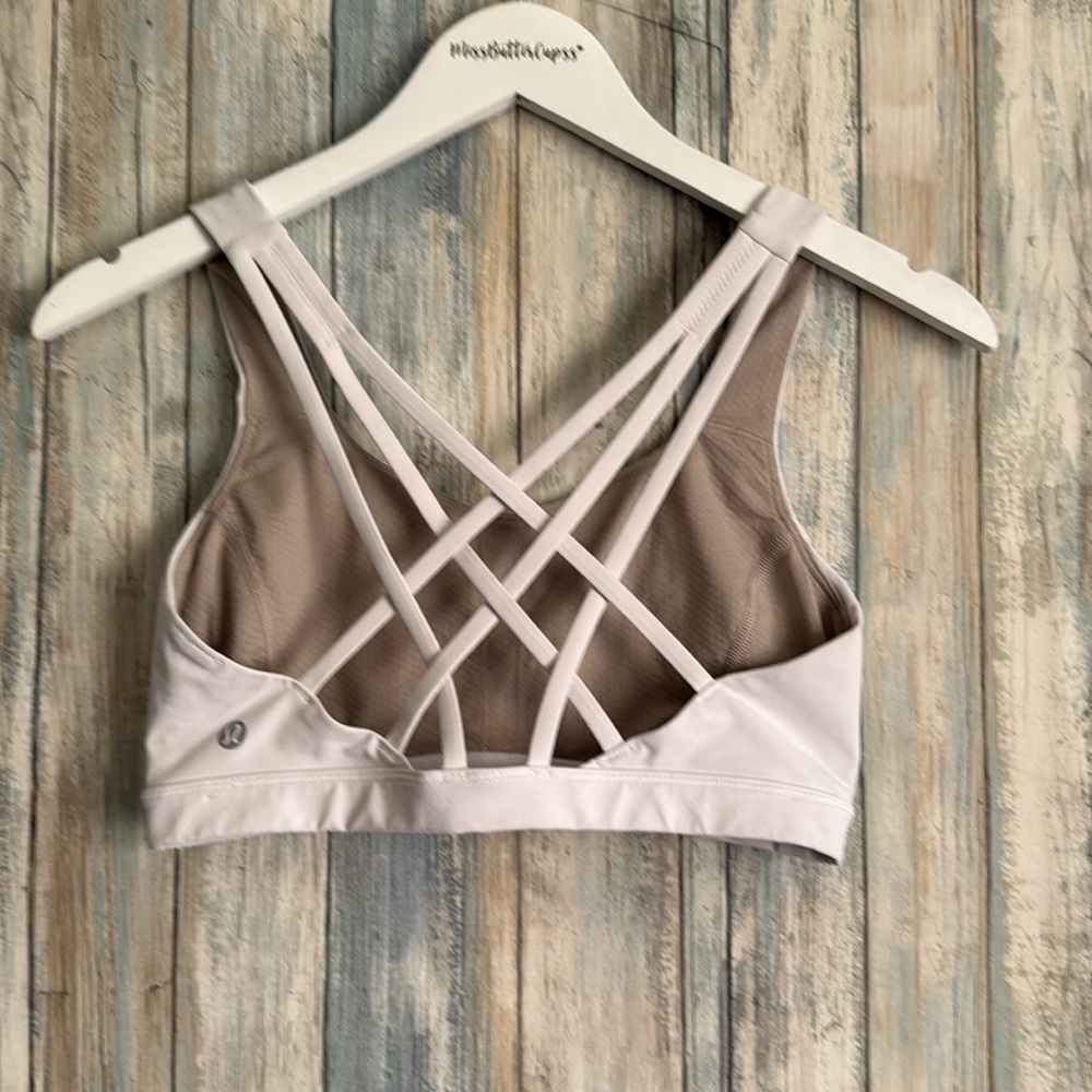 Lululemon Free To Be Serene Bra *Light Support, C/D Cup white  | size 6 - Picture 5 of 7